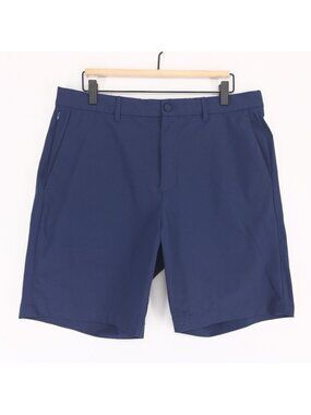 Fair Harbor Compass Shorts Mens 34 Navy Golf Performance Stretch Quick Dry